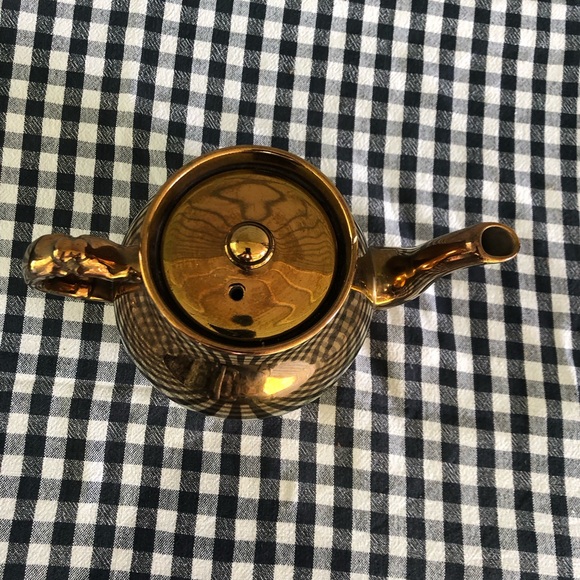 Vintage Ceramic Lustreware Teapot - Picture 3 of 8